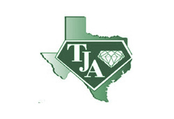 TJA Logo in Green Color with white background